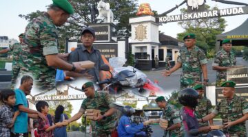  (Kodam IM) kembali menunjukkan komitmennya dalam memberikan kontribusi nyata kepada masyarakat melalui program sosial rutin bertajuk “Jumat Berkah”. Pada Jumat (31/1/25) pagi.