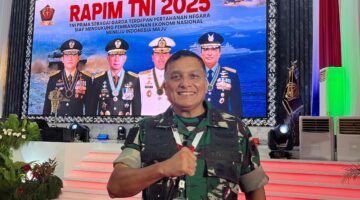 Mayor Jenderal TNI Niko Fahrizal, M.Tr. (Han), menghadiri Rapat Pimpinan (Rapim) TNI 2025 yang berlangsung di GOR Ahmad Yani, Mabes TNI, Cilangkap, Jakarta Timur, pada Jumat (31/1/2025). 