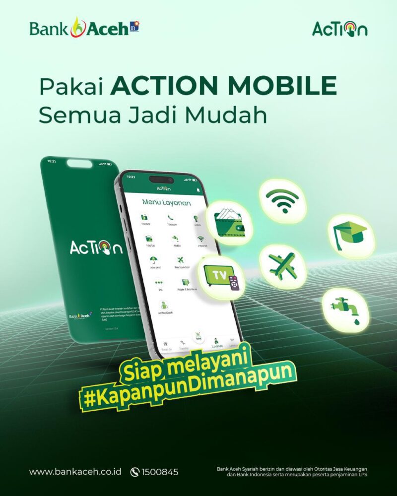 Action Mobile Bank Aceh Semua Menjadi Lebih Mudah.