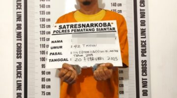 Persempit Ruang Gerak Peredaran Narkoba,Polres Pematangsiantar Tangkap Seorang Warga Jalan Singosari Diduga Edarkan Sabu