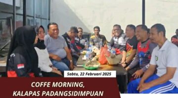 Coffe Morning, Kalapas Padangsidimpuan Jalin Kedekatan Antar Petugas