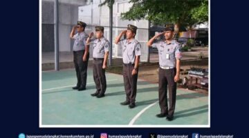 Implementasikan Program Pemerintah, Lapas Pemuda Langkat Gelar Upacara Rutin Hari Kesadaran Berbangsa dan Bernegara