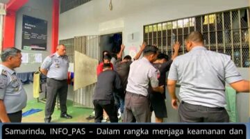 Lapas Narkotika Samarinda Gelar Razia untuk Menjaga Keamanan dan Ketertiban