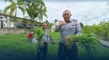 Lapas Narkotika Samarinda Gelar Panen Raya dan Bakti Sosial, Perkuat Program Pembinaan Kemandirian Warga Binaan