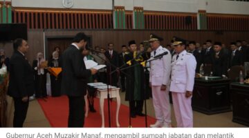 Suhaidi dan Maliki Dilantik Jadi Bupati dan Wakil Bupati Gayo Lues, Fokus Pembangunan Infrastruktur dan Sumber Daya Alam