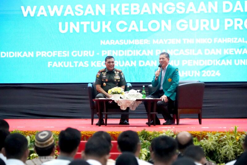 Mayor Jenderal TNI Niko Fahrizal, M.Tr. (Han), menginstruksikan kepada seluruh jajarannya, khususnya para Bintara Pembina Desa (Babinsa), untuk aktif memberikan wawasan kebangsaan kepada para siswa di seluruh wilayah Provinsi Aceh. 