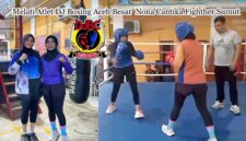 dunia tinju Indonesia menyaksikan pertandingan seru dalam ajang Duel Meet Tinju yang mempertemukan dua tim kuat, DJ Boxing Aceh Besar dan Pertina Sumut. pada 24/2/2025.