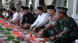 Bupati Pidie Jaya Tgk H Sibral Malasyi, Safari Ramadhan Bersama Forkopimda di Masjid Iskandar Muda Kuta Bate Manyang Lancok Meureudu, Rabu, (5/03/2025).foto.ist