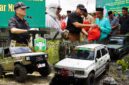 Mayor Jenderal TNI Niko Fahrizal, M.Tr. (Han), bersama Ketua Persit Kartika Chandra Kirana Daerah Iskandar Muda, Ny. Eva Niko Fahrizal, turut serta dalam kegiatan Ramadhan Offroad  di Gampoeng Mon Ara, Kecamatan Montasik, Kabupaten Aceh Besar, pada Sabtu (15/3/2025).
