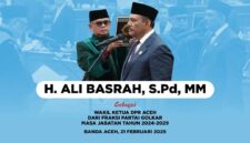 GUBERNUR ACEH MENGUCAPKAN SELAMAT DA SUKSES ATAS PELANTIKAN H. ALI BASRAH, S.Pd, MM