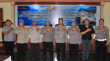 Polres Pematangsiantar Terima Kunker Tim Propam Polda Sumut