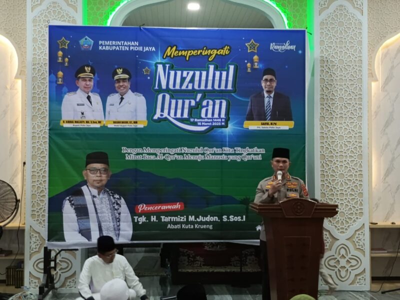 Kapolres Pidie Jaya, AKBP Ahmad Faisal Pasaribu, S.H., S.I.K., M.H.,