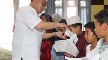 Peringati Nuzulul Qur'an, Polres Aceh Tamiang Gelar Buka Puasa Bersama Anak Yatim dan Dhuafa