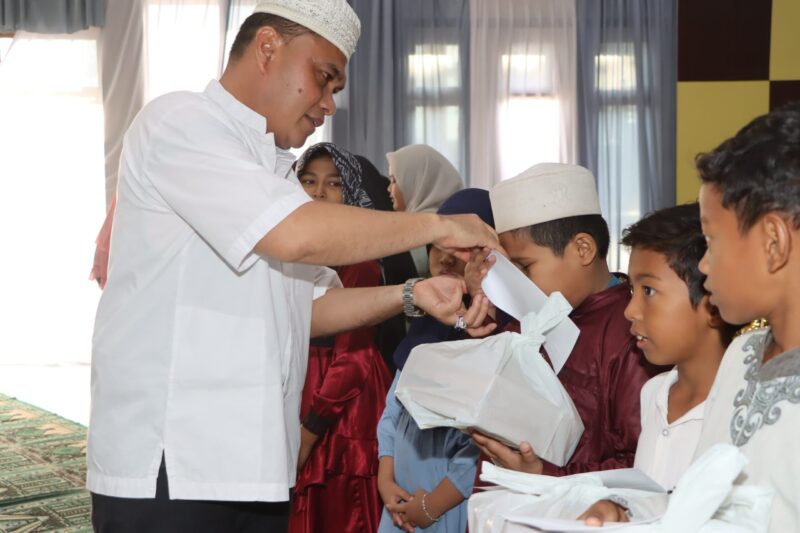 Peringati Nuzulul Qur'an, Polres Aceh Tamiang Gelar Buka Puasa Bersama Anak Yatim dan Dhuafa