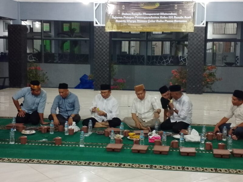 Satukan Kebersamaan, Lapas Kelas IIA Banda Aceh gelar Buka Puasa Bersama WBP