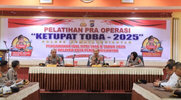 Polres Pematangsiantar Laksanakan Latpra Ops Terpusat Ketupat Toba-2025