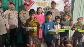 Berbagi di Bulan Ramadhan,Polres Pematangsiantar Kunjungi anak Yatim