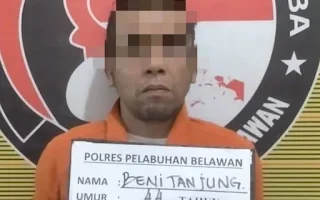 Sat Narkoba Polres Pelabuhan Belawan Tangkap Pengedar Sabu di Jalan Platina 4