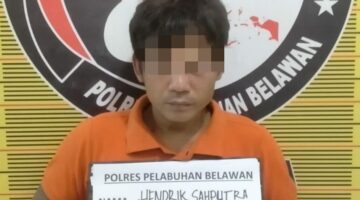 Sat Narkoba Polres Pelabuhan Belawan Tangkap Pengedar Narkoba di Desa Helvetia