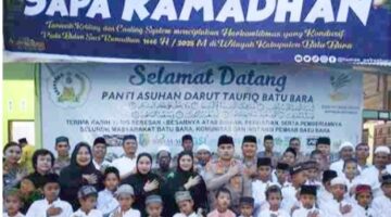 Sapa Ramadhan, Kapolres Batu Bara Gelar Buka Puasa Bersama Anak Panti Asuhan