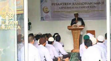 HARI KE-2 KEGIATAN PESANTREN RAMADHAN LAPAS PANCUR BATU DIISI OLEH PROF DARI TIM SAFARI RAMADHAN UIN SUMATERA UTARA