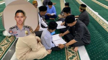 Mengenal Briptu Kevin Hidayatullah, Polisi di Aceh yang Aktif Mengajar Ngaji di Masjid Raya Baiturrahman