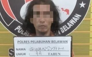 Sat Narkoba Polres Pelabuhan Belawan Tangkap Pengedar Sabu di Jalan Platina 4