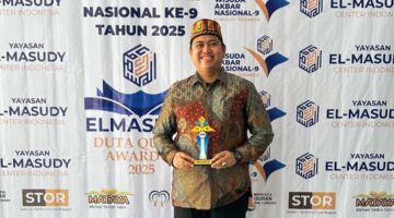 Tuanku Muhammad Raih Elmasudy Duta Quran Award III Tahun 2025 Kategori “Politisi Muda Penggerak Kader Al Quran dan Pejuang Syariat