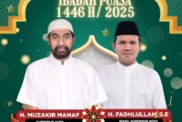 GUBERNUR DAN WAGUB ACEH MENGUCAPKAN SELAMAT MENUAIKAN IBADAH PUASA 1446 H / 2025