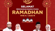 GUBERNUR DAN WAGUB ACEH MENGUCAPKAN SELAMAT MENUAIKAN IBADAH PUASA RAMADHAN 1446 H / 2025 M