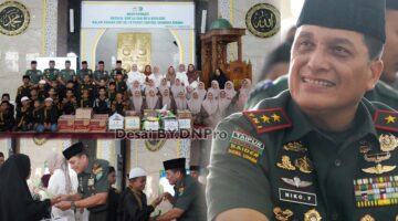  Mayor Jenderal TNI Niko Fahrizal, M.Tr.(Han), menghadiri dan memberikan sambutan dalam acara peringatan Nuzulul Qur’an  Selasa (18/3/25), di Masjid Babul Mawaddah Makodam IM.