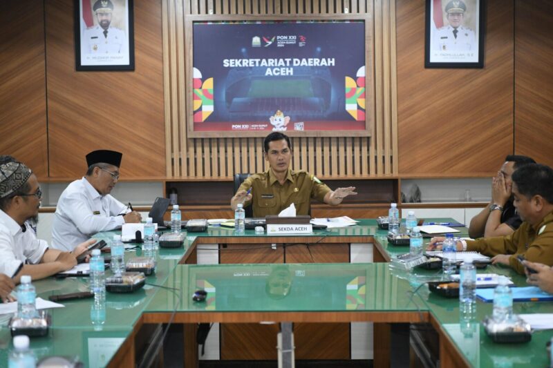 Plt Sekda Aceh Gelar Rapat dengan BPKP Bahas Langkah Hibah RS Regional ke Pemkab Aceh Tengah