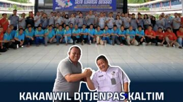 PEKAN OLAHRAGA DAN SENI LAPAS NARKOTIKA SAMARINDA RESMI DIBUKA, KAKANWIL DITJENPAS KALTIM TURUT HADIR DAN BERPARTISIPASI